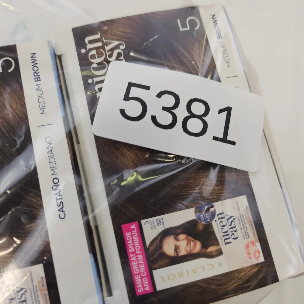 Clairol Nice'n Easy Permanent Hair Color 5 Medium Brown 2 Boxes Gray‎ Coverage⁶